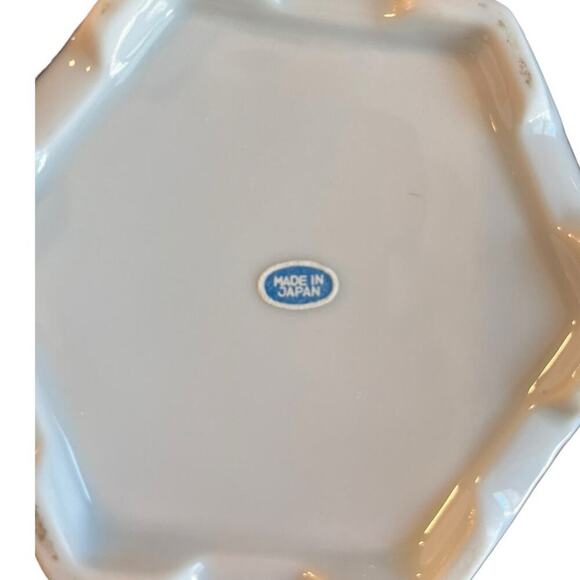 Vintage Oriental Tea Jar, Floral, Made in Japan - Picture 4 of 4